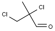 2,3-dichloro-2-methylpropionaldehyde Structure