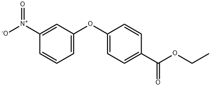 ETHYL 4-(3-NITROPHENOXY)BENZOATE Struktur