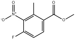 methyl 4-fluoro-2-methyl-3-nitrobenzoate, 1079991-69-7, 结构式