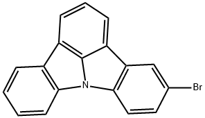 5-ブロモインドロ[3,2,1-jk]カルバゾール 化学構造式