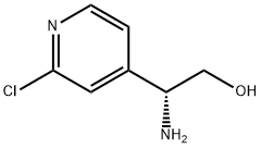 (2R)-2-AMINO-2-(2-CHLORO(4-PYRIDYL))ETHAN-1-OL 结构式