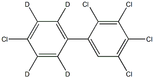 2,3,4,4',5-五氯联苯-D4 结构式