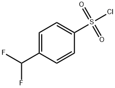 4-(二氟甲基)苯磺酰氯, 1263179-09-4, 结构式