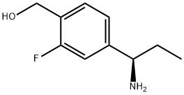 [4-((1R)-1-AMINOPROPYL)-2-FLUOROPHENYL]METHAN-1-OL 结构式