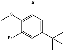 1,3-dibromo-5-(tert-butyl)-2-methoxybenzene, 132268-08-7, 结构式
