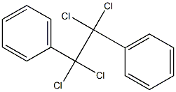 (1,1,2,2-tetrachloro-2-phenylethyl)benzene Structure