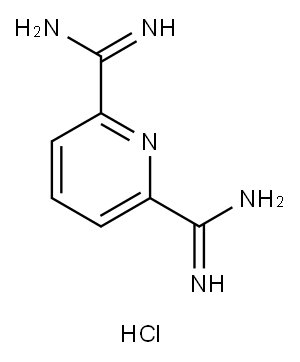 PYRIDINE-2,6-BIS(CARBOXIMIDAMIDE) DIHYDROCHLORIDE Structure