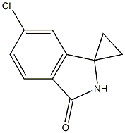 6'-氯螺[环丙烷-1,1'-异吲哚啉]-3'-酮 结构式