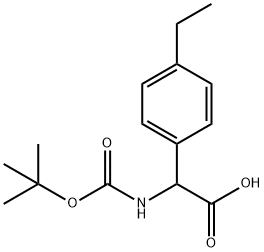 2-(Boc-amino)-2-(4-ethylphenyl)acetic acid