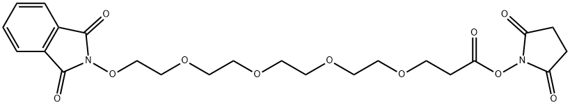 NHPI-PEG4-C2-NHS ESTER, 1415328-95-8, 结构式