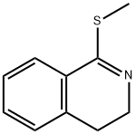 Isoquinoline, 3,4-dihydro-1-(methylthio)- Struktur