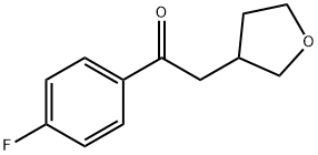 1-(4-fluorophenyl)-2-(oxolan-3-yl)ethan-1-one, 1564663-22-4, 结构式