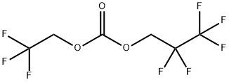 2,2,3,3,3-Pentafluoropropyl 2,2,2-trifluoroethyl carbonate 结构式