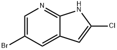 5-bromo-2-chloro-1H-pyrrolo[2,3-b]pyridine Structure