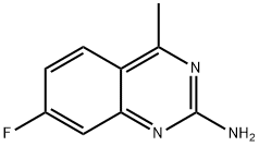 7-fluoro-4-methylquinazolin-2-amine 结构式
