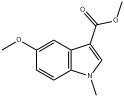 methyl 5-methoxy-1-methyl-1H-indole-3-carboxylate, 172595-71-0, 结构式