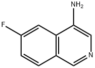6-fluoroisoquinolin-4-amine Struktur