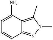 2,3-二甲基-2H-吲唑-4-胺, 1782433-66-2, 结构式
