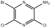 6-Bromo-3,5-dichloropyrazin-2-amine 结构式
