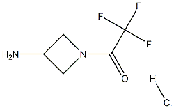1-(3-aminoazetidin-1-yl)-2,2,2-trifluoroethan-1-one hydrochloride Structure