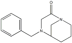 4-Benzyl-1,4-diazabicyclo[3.3.1]nonan-2-one Structure