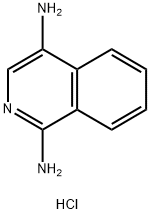 ISOQUINOLINE-1,4-DIAMINE DIHYDROCHLORIDE 结构式