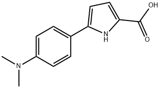 5-[4-(二甲基氨基)苯基]-1H-吡咯-2-羧酸 结构式