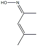 4-メチル-3-ペンテン-2-オンオキシム 化学構造式