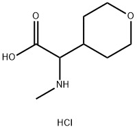 2H-Pyran-4-acetic acid, tetrahydro-α-(methylamino)-, hydrochloride (1:1)