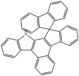 13H-螺[苯并[C]茚并[2,1-A]咔唑-14,9'-芴 结构式
