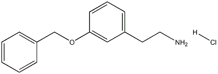 2-[3-(benzyloxy)phenyl]ethan-1-amine hydrochloride Structure