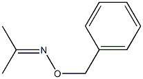 アセトンO-ベンジルオキシム 化学構造式