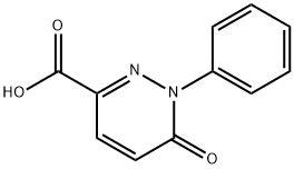 6-OXO-1-PHENYL-1,6-DIHYDROPYRIDAZINE-3-CARBOXYLIC ACID Structure