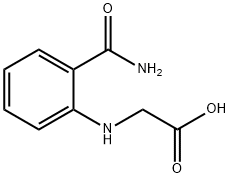 2-[(2-carbamoylphenyl)amino]acetic acid Structure