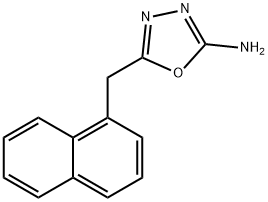 5-(naphthalen-1-ylmethyl)-1,3,4-oxadiazol-2-amine Structure