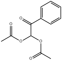 Ethanone, 2,2-bis(acetyloxy)-1-phenyl- Struktur