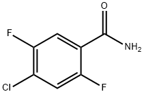 4-氯-2,5-二氟苯甲酰胺, 508203-26-7, 结构式