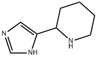 2-(1H-imidazol-5-yl)piperidine, 51746-31-7, 结构式