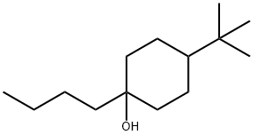 Cyclohexanol, 1-butyl-4-(1,1-dimethylethyl)- Structure