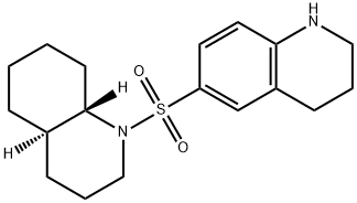 6-[(4ar,8as)-octahydroquinolin-1(2H)-ylsulfonyl]-1,2,3,4-tetrahydroquinoline Struktur