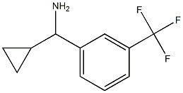 cyclopropyl[3-(trifluoromethyl)phenyl]methanamine Structure