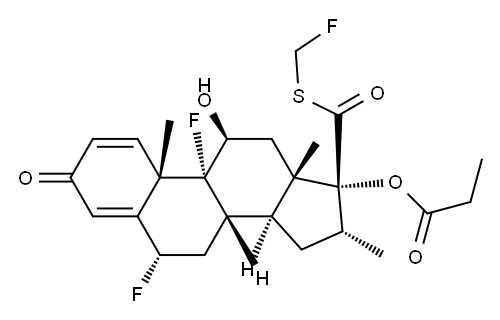 氟替卡松杂质, 59860-80-9, 结构式