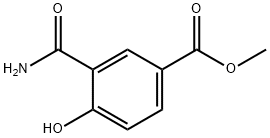 5-METHOXYCARBONYLSALICYLAMIDE, 63874-38-4, 结构式