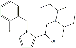 1-(1-(2-fluorobenzyl)-1H-pyrrol-2-yl)-2-(di-sec-butylamino)ethanol|氟代维米醇