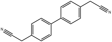 4,4'-biphenyldiacetonitrile Struktur