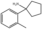 1-(2-甲基苯基)环戊胺, 75095-81-7, 结构式