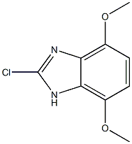 2-氯-4,7-二甲氧基-1H-苯并[D]咪唑 结构式