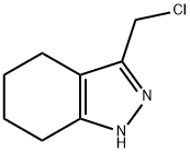 3-(chloromethyl)-4,5,6,7-tetrahydro-1H-indazole Structure