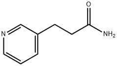 3-ピリジンプロパンアミド 化学構造式