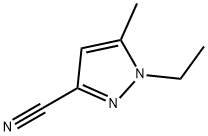 1-ethyl-5-methyl-1H-pyrazole-3-carbonitrile 结构式